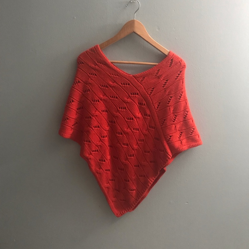 LOFT Orange Shawl